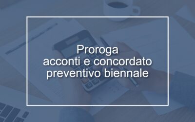 Circolare n. 28/2024 – Proroga del termine per il versamento del secondo o unico acconto IRPEF 2024  Riapertura dei termini per l’adesione al concordato preventivo biennale per i soggetti ISA