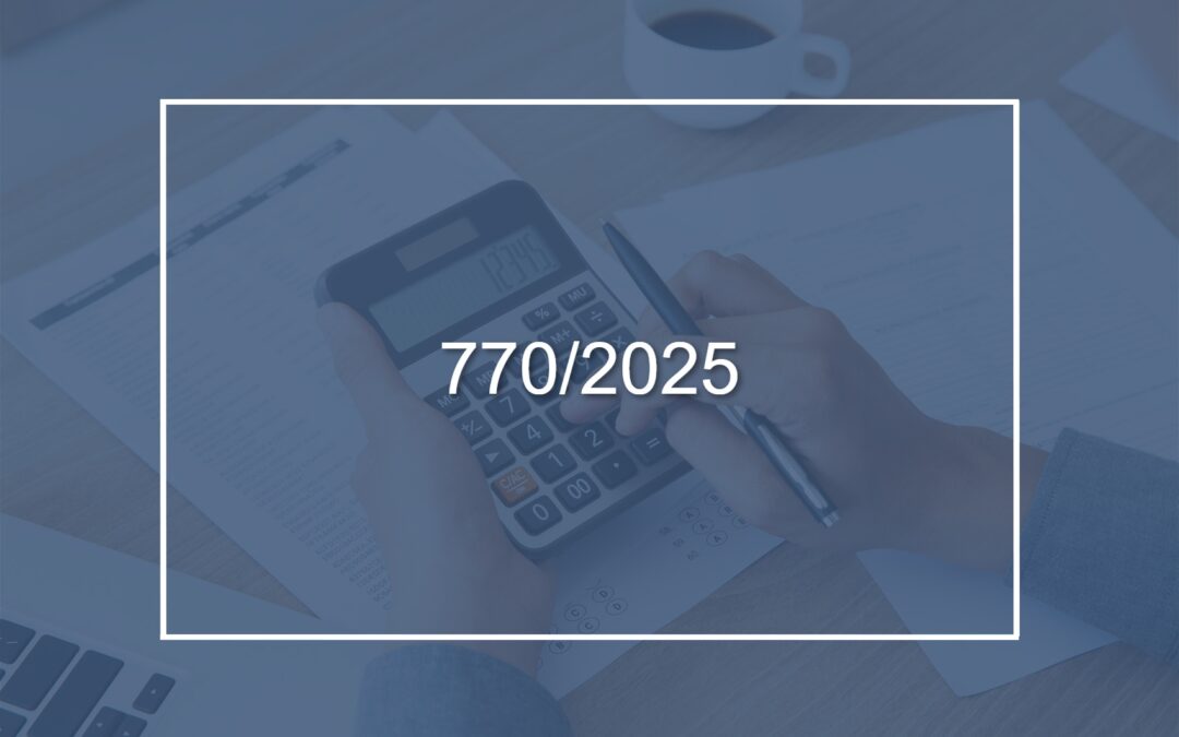 Circolare n. 23/2025 – Dichiarazioni dei sostituti d’imposta per l’anno 2024 – Mod. 770 – Modalità e termini di presentazione